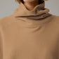 Oversized Turtleneck Sweatshirt - Elegant Comfort 